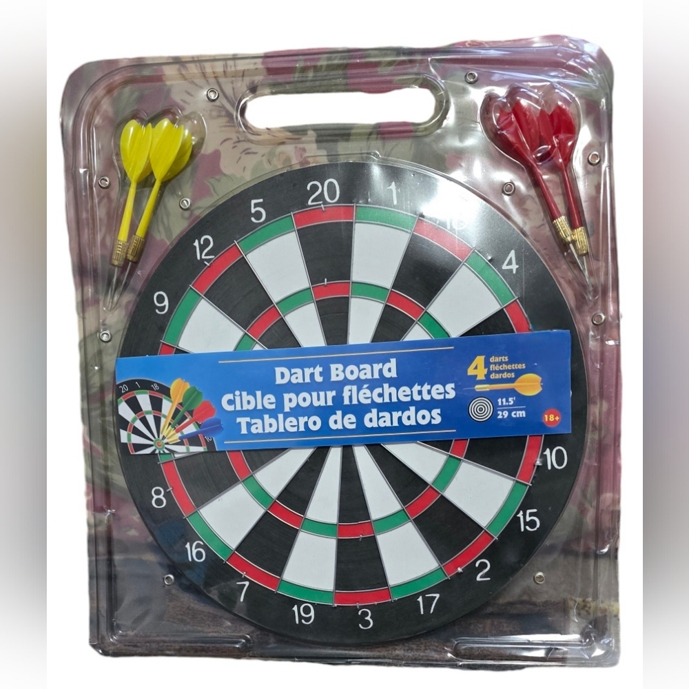 Dart board 4 pieces